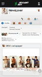 Mobile Screenshot of newslover.deviantart.com