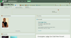 Desktop Screenshot of chrisjudge-teal-c.deviantart.com