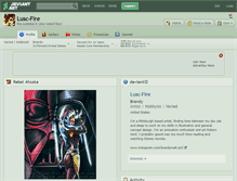 Tablet Screenshot of lusc-fire.deviantart.com