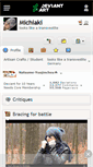 Mobile Screenshot of michiaki.deviantart.com