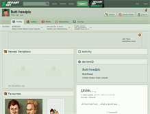 Tablet Screenshot of butt-headplz.deviantart.com