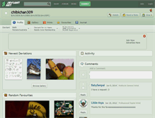 Tablet Screenshot of chibichan309.deviantart.com