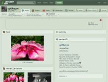 Tablet Screenshot of optikecos.deviantart.com