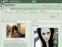 Tablet Screenshot of megandistortion.deviantart.com