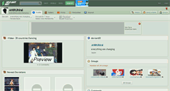 Desktop Screenshot of ahiruhirai.deviantart.com
