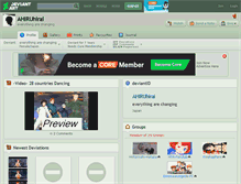 Tablet Screenshot of ahiruhirai.deviantart.com