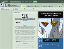 Tablet Screenshot of gg-x-lovers.deviantart.com