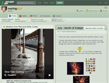Tablet Screenshot of marthig.deviantart.com