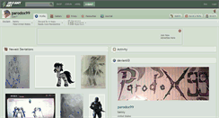 Desktop Screenshot of parodox99.deviantart.com