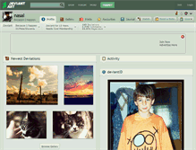 Tablet Screenshot of nasal.deviantart.com