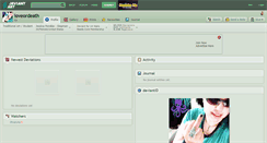Desktop Screenshot of loveordeath.deviantart.com