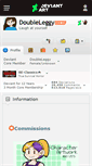 Mobile Screenshot of doubleleggy.deviantart.com