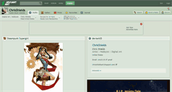 Desktop Screenshot of chrisshields.deviantart.com