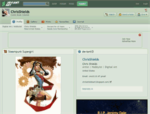 Tablet Screenshot of chrisshields.deviantart.com