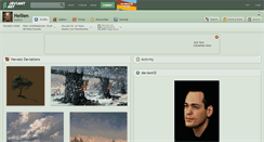 Desktop Screenshot of hellien.deviantart.com