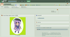 Desktop Screenshot of coolkatadopts.deviantart.com