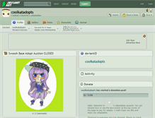 Tablet Screenshot of coolkatadopts.deviantart.com