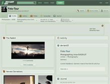 Tablet Screenshot of foto-tour.deviantart.com