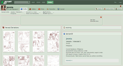 Desktop Screenshot of jenmia.deviantart.com