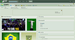 Desktop Screenshot of dangelo.deviantart.com