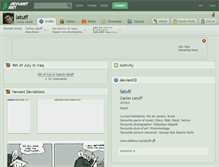 Tablet Screenshot of latuff.deviantart.com