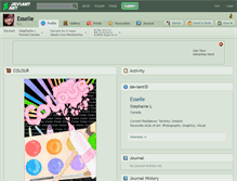 Tablet Screenshot of esselle.deviantart.com