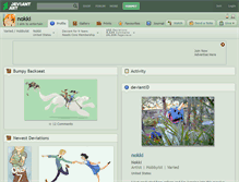 Tablet Screenshot of nokki.deviantart.com