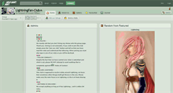 Desktop Screenshot of lightningfan-club.deviantart.com