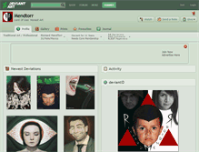 Tablet Screenshot of mendtorr.deviantart.com