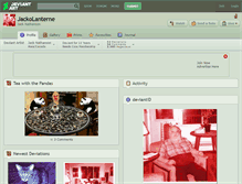 Tablet Screenshot of jackolanterne.deviantart.com