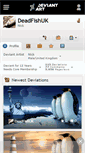 Mobile Screenshot of deadfishuk.deviantart.com