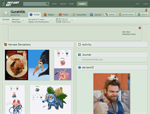 Tablet Screenshot of gurahl06.deviantart.com