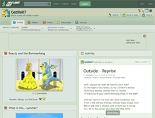 Tablet Screenshot of cezille07.deviantart.com