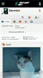 Mobile Screenshot of dawnice.deviantart.com