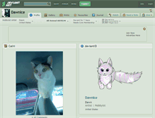 Tablet Screenshot of dawnice.deviantart.com