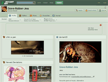 Tablet Screenshot of grave-robber-jess.deviantart.com