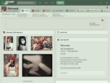Tablet Screenshot of fishweed.deviantart.com