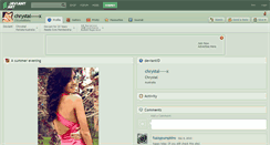 Desktop Screenshot of chrystal-----x.deviantart.com