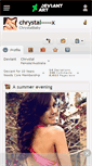 Mobile Screenshot of chrystal-----x.deviantart.com