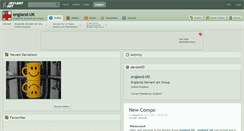 Desktop Screenshot of england-uk.deviantart.com