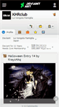 Mobile Screenshot of khrclub.deviantart.com