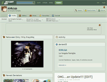 Tablet Screenshot of khrclub.deviantart.com