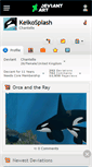 Mobile Screenshot of keikosplash.deviantart.com