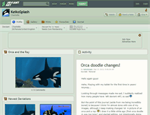 Tablet Screenshot of keikosplash.deviantart.com