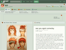 Tablet Screenshot of lapie.deviantart.com