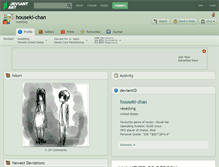 Tablet Screenshot of houseki-chan.deviantart.com