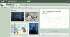 Desktop Screenshot of ethereal-art.deviantart.com