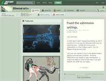 Tablet Screenshot of ethereal-art.deviantart.com