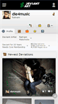 Mobile Screenshot of die4music.deviantart.com