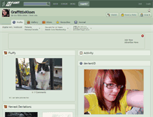Tablet Screenshot of graffittixkisses.deviantart.com